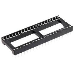 Connfly DS1009-40AT1WS-0B2 IC socket 2.54mm spacing 40 pins Tube