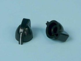 GAŁKA CZARNA 22mm FI=Xmm BLOK.ŚRUBA