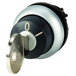 Wyłącznik kluczykowy 2-pozycyjny wycięcie: 22.5mm Zatrzask Eaton klucz: MS7