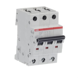 Wyłącznik nadprądowy MCB, Typ K, 3-biegunowy, 6A, 400V, 440V, ABB, S200 M UC