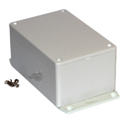 1591TF2SGY Hammond Multipurpose Grey GPABS Enclosure Flanged Base 120 x 80 x 59mm
