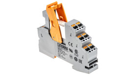 Przekaźnik z interfejsem 24V dc Phoenix Contact DPDT Szyna DIN bieguny 2 Wciskane