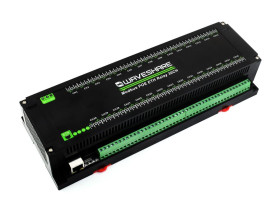 Waveshare 30-Ch Ethernet Relay Module, Modbus RTU/Modbus TCP Protocol, PoE Port Communication, With Various Isolation And Protec