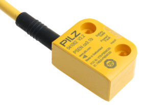 Bezdotykowy wyłącznik bezpieczeństwa, 24 V DC, IP67, IP6K, IP9K, 26,4 x 37 x 18 mm, Kategoria 4 (EN ISO 13849-1), Pilz
