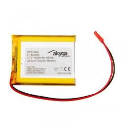 Akumulator Li-Po 3,7V 1400mAh PCM JST 2.54 2-Pin 150mm AKY0535 LP405063