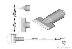 Grot C470059 do rączek JBC T470 i HT470