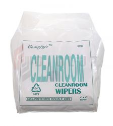 Chusteczki ściereczki bezpyłowe poliestrowe Cleanroom 10x10cm 600 szt.