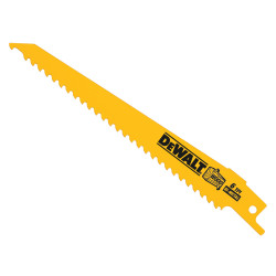 DEWALT DT2359-QZ Sabre Blade Fast Cuts Wood with Nails Plastics 152mm Pack of 5