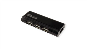 Aten Uh284 4-Portowy Magnes Usb 2.0 Hub, Czarny