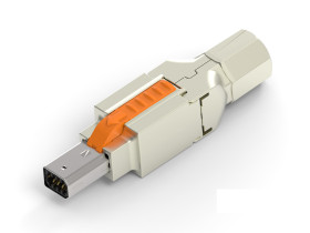 Złącze Mini we/wy, Industrial Mini I/O, Męski, żyły: 8