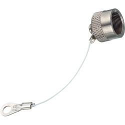 Binder 08 0351 000 001 Ag Protection Cap for Male Subminiature Panel Mount