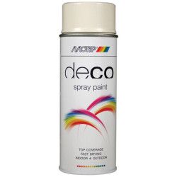 PlastiKote 01696 Deco Spray Paint High Gloss RAL 9002 Grey White 400ml