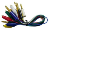 Przewód z zaciskiem krokodylkowym TLA-119, dł. 500mm, Teishin Electric