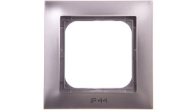 Impresja Ramka Pojedyncza Do Łączników Ip44 Tytan Rh-1Y/23