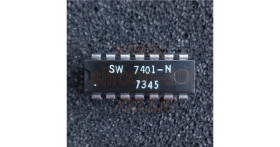 7401 (7401N) quad 2-input NAND gates - Stewart Warner
