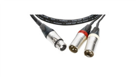 Klotz Kabel Mikrofonowy Przedłużacz Stereo Xlr 5-Pin (Gniazdo) / 2X Xlr 3-Pin...