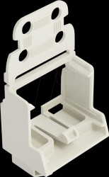 221-539/1000-000 Mounting carrier for mounting rail, 10-conductor, light grey