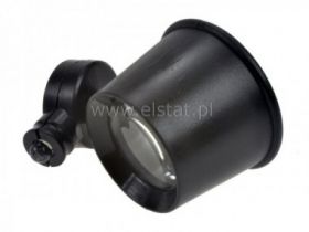 Lupa jubilerska 10x do oka 40mm z podświetleniem