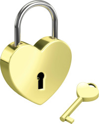 Kłódka Basi 0006-0701 45 mm Kłódka zakochanych