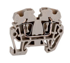 Kostka zaciskowa na szynie DIN Weidmuller poziomy: Pojedynczy 26 → 12AWGPrzepust ZDUA 24A 500 V