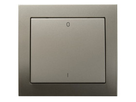 KIER Wyłącznik 2-biegunowy satyna light ŁP-11W/45 OSPEL