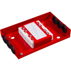 Puszka instalacyjna rozgałęźna 4x3 (0,5 do 6 mm²) PP-BXM typ 6