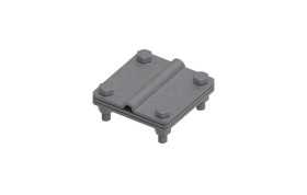 Złącze uniwersalne 3-elem. 80x80 bednarka-drut8 stal ocynkowana ogniowo 215.2.1 OG 21501202