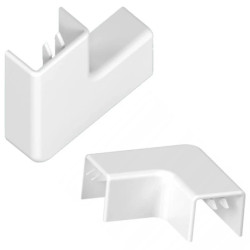 Łącznik kątowy do kanału kablowego MKE KE 25x40mm Biały 1 szt. AKS Zielonka