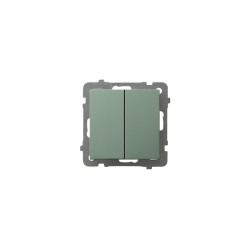 Łącznik podwójny świecznikowy ŁP-2G/m/84 zielony mat AS Ospel