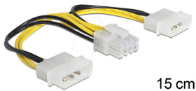 83410 8 Pin EPS &gt; 2x 4 Pin Molex