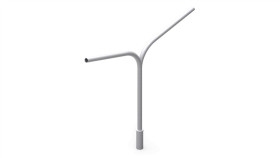 Og Wysięgnik Lampowy Dwuramienny Na Słup Oświetleniowy Fi 60 Mm 100Stopni...