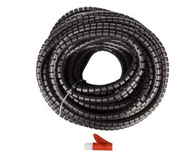 Wężyk ochronny elastyczny WE-20 czarny E01WS-01030100301 /30m/