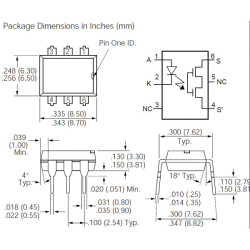 Vishay LH1540AT SPST-NO Solid State Relay 1.45V 120mA