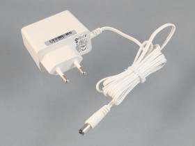 Zasilacz impulsowy +12V 1A 2.1/5.5mm POSC12100A biały