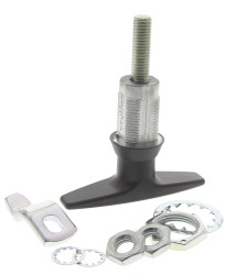 Uchwyt z zamkiem Cynk odlewany Southco dł. 82.5mm Czarny