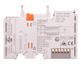 Moduł 16-kanałowy wyjść dwustanowych 24V DC 0,5A ze złączem do przewodu taśmowego 750-1500