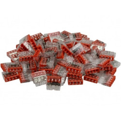 Szybkozłączka 4x 0,5-2,5mm2 na drut 450V/24A ORYGINALNA woreczek 10szt. 2273-204