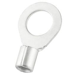 Zacisk oczkowy rozmiar przewodu 10mm² Ø 10.5mm nieizolowany średnica wew 10.5mm Srebrny RS PRO