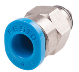 Złączka pneumatyczna Złącze M3 męskie Wciskane 4 mm Festo Adapter gwintowany prosty M3 męskie