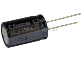 47uF 400V kond.ele. 105C 16x25 mm