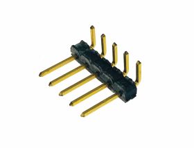 Wtyk goldpin 1x5 kątowy (r 3.30mm)