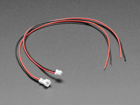 1.25mm Pitch 2-pin Cable Matching Pair - 40cm long (Molex PicoBlade Compatible)