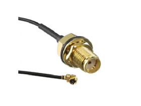 Kabel koncentryczny złącze A MHF1 złacze B SMA długość 152mm Z zakończeniem