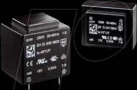 BVEI3022021 Hahn Printtransformator, BVEI302, EI30, 1,5VA, 230V, 9V, 166mA