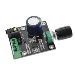 Opencircuit PAM8610 2x15W Audio Amplifier 12V - including connectors and volume control