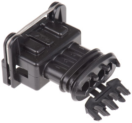 Złącze samochodowe 4-pinowe TE Connectivity -rzędowe Żeński Junior Power Timer Montaż na kablu Obudowa złącza