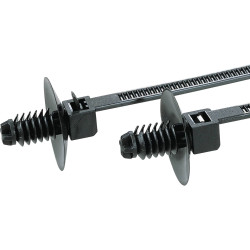 HellermannTyton 150-55610 Cable ties black 110mm x 2.50mm 500pcs