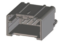 Złącze samochodowe 4-pinowe Molex -rzędowe Męski 4A Mini50 Przewlekany Lutowane Pionowe złącze nieuszczelnione