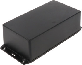 ABS enclosure, (L x W x H) 152 x 81 x 46 mm, black (RAL 9005), IP54, 1591XXDSFLBK