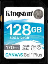 SDG3/128GB SDXC memory card, 128 GB SDXC Canvas Go Plus